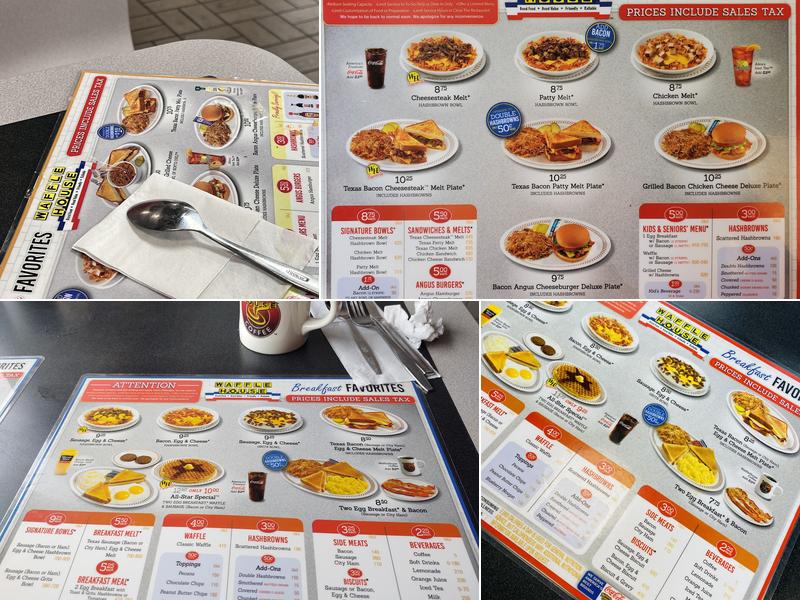 Waffle House Menu