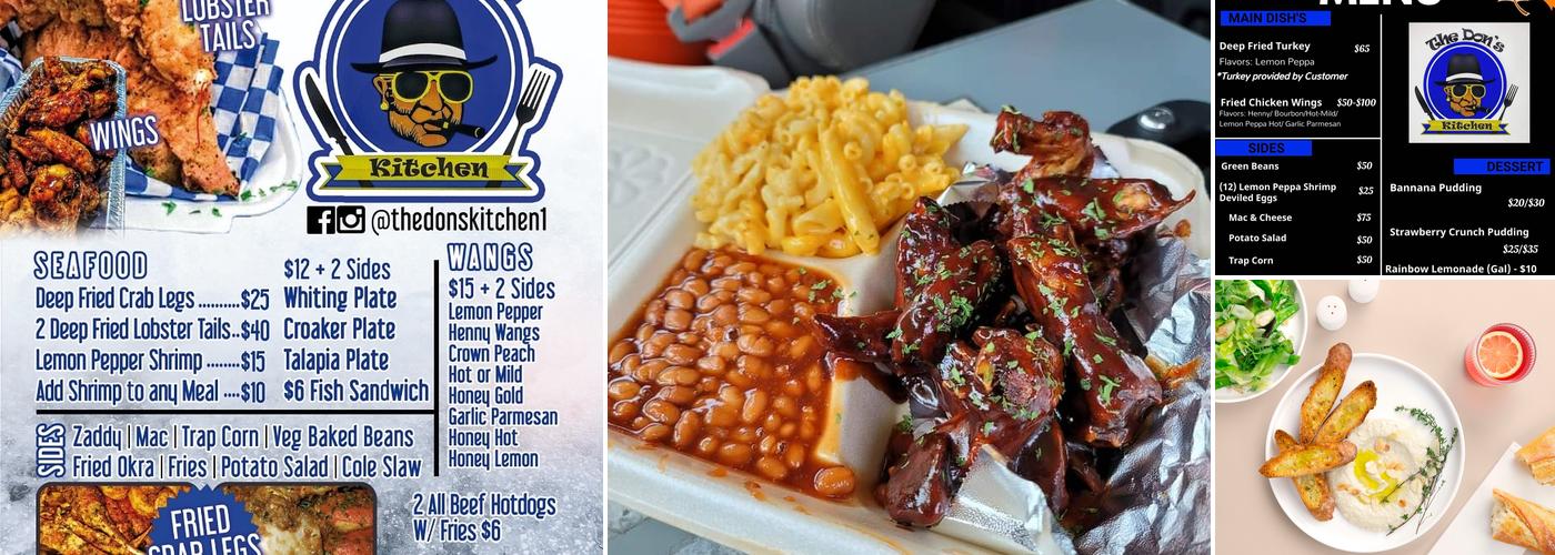 The Don’s Kitchen LLC Menu
