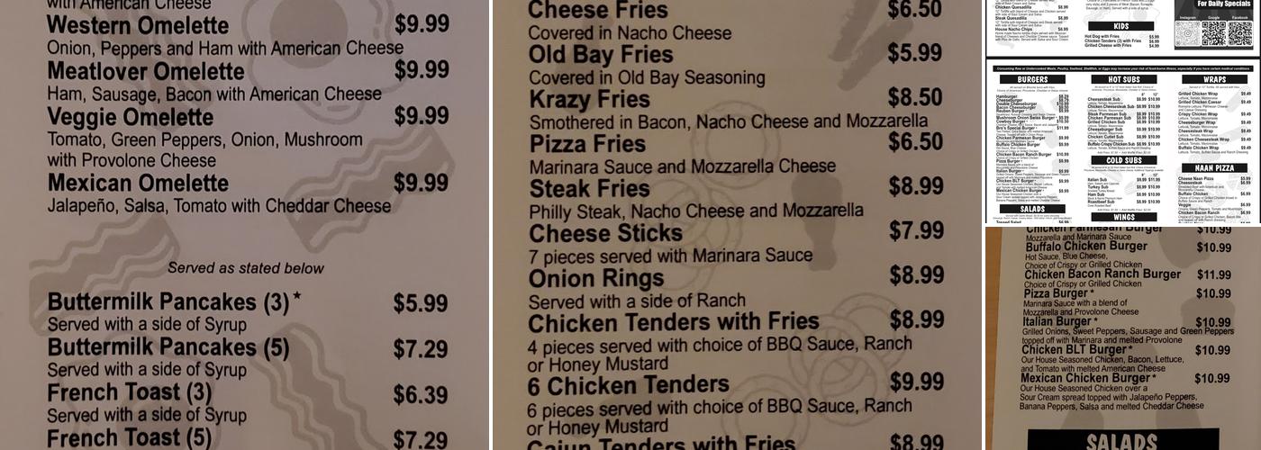 BURG3R BRO'S Menu