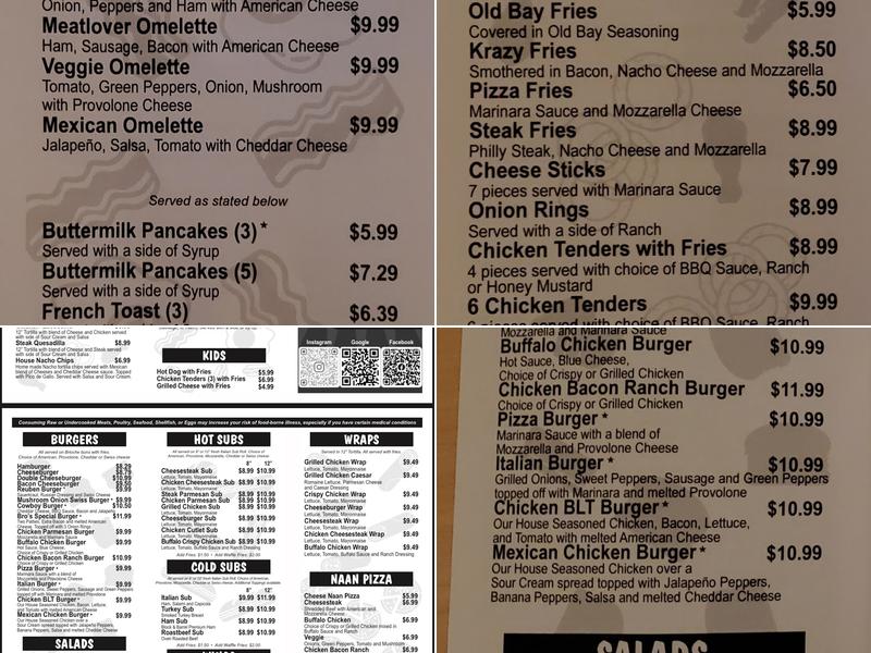 BURG3R BRO'S Menu