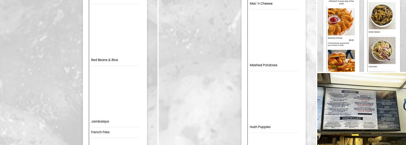 Charlie D's Express Menu