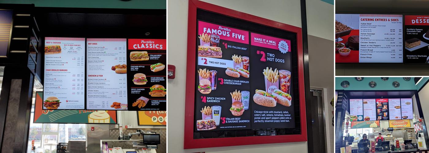 Portillo's Westfield Menu