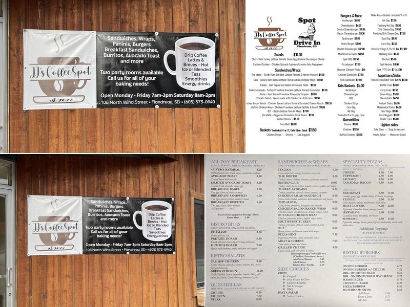 JJ’s Coffee Spot Menu