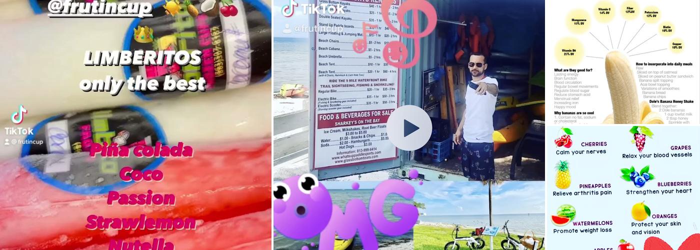 Frutincup juice company Llc Menu