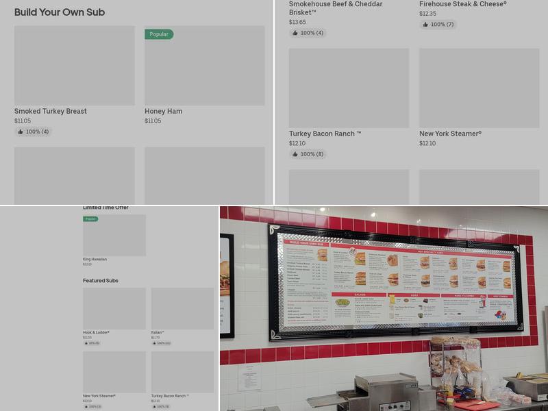 Firehouse Subs HWY One IC Menu