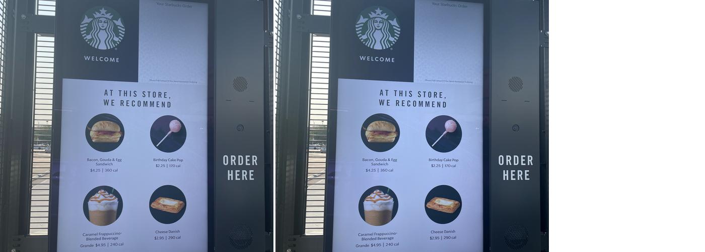 Starbucks Menu