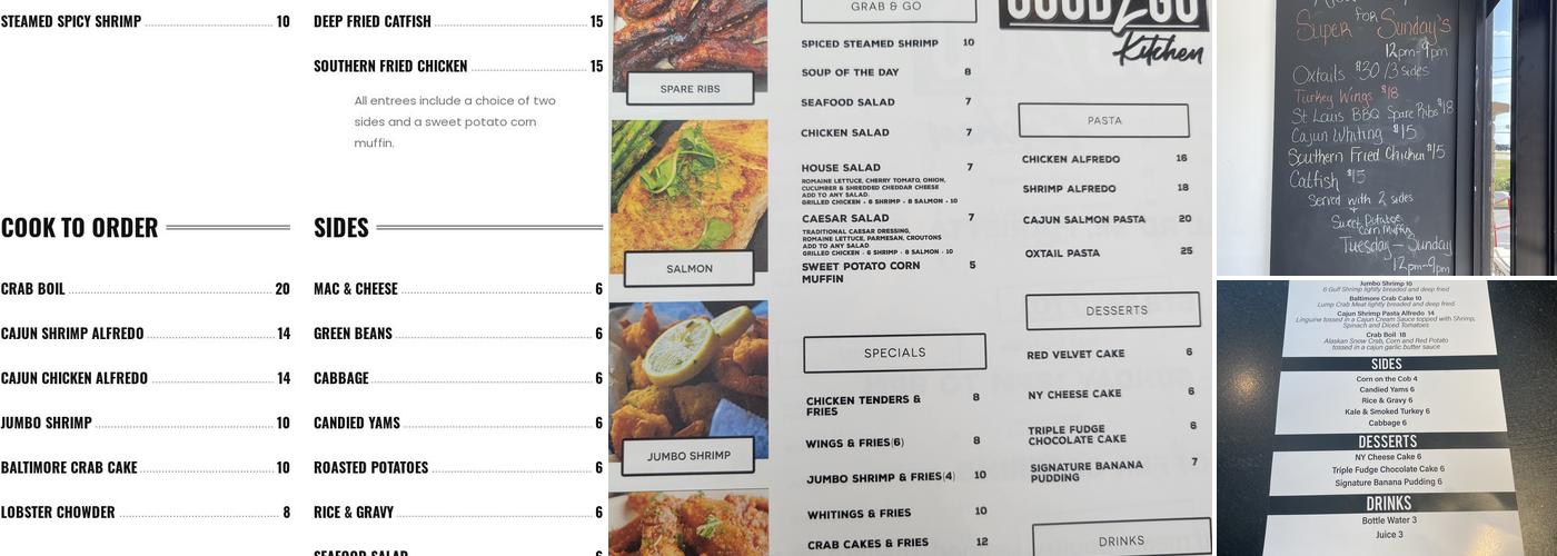 Good2Go Kitchen Menu