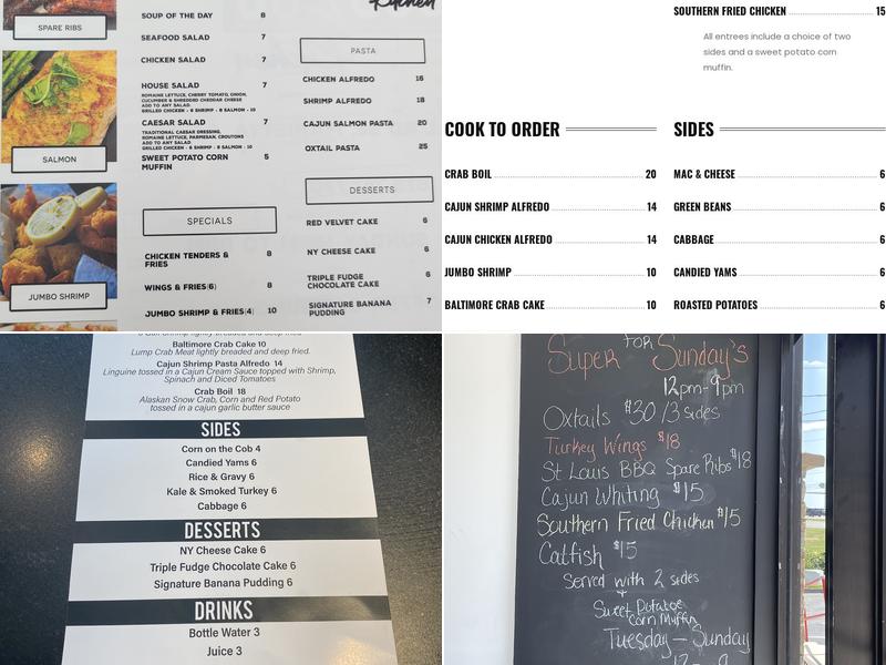 Good2Go Kitchen Menu