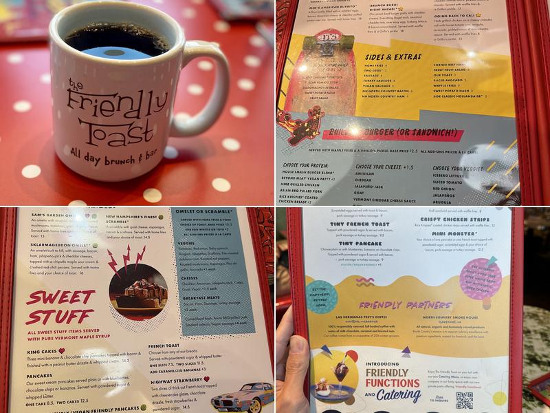 The Friendly Toast Menu