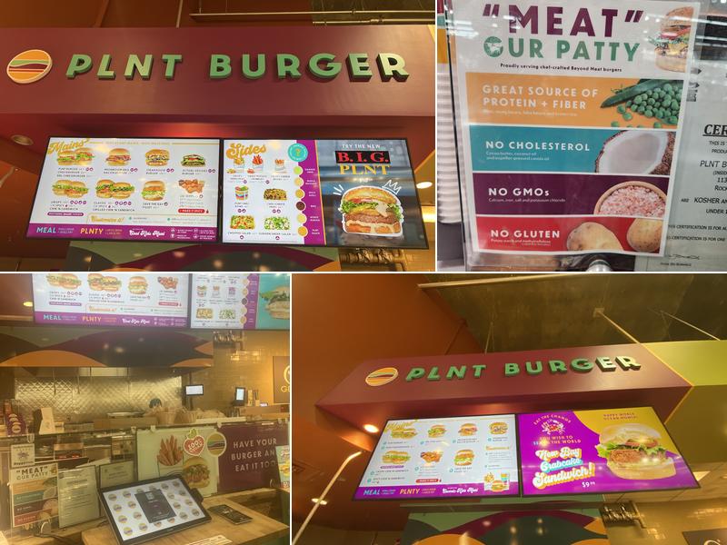 PLNT Burger Menu