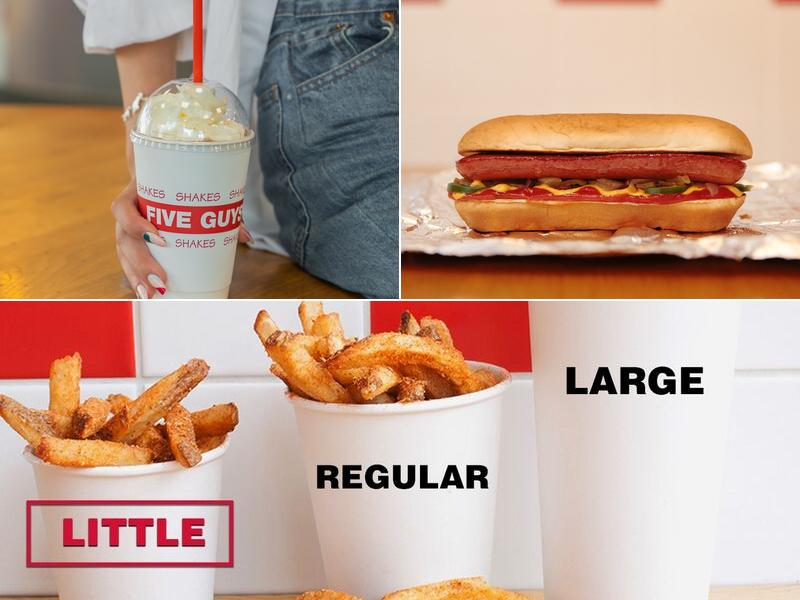 Five Guys Menu