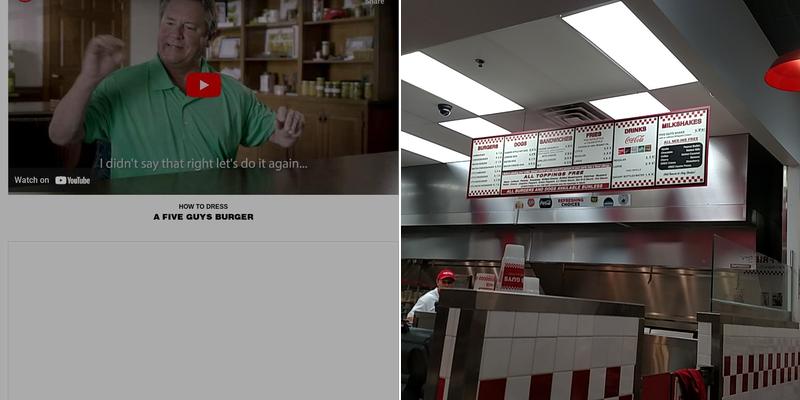 Five Guys Menu