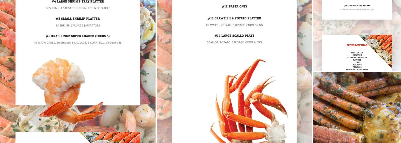 Krab Kingz Menu