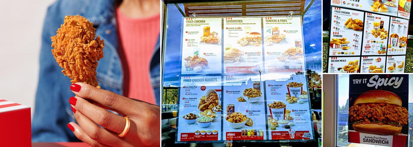 KFC Menu