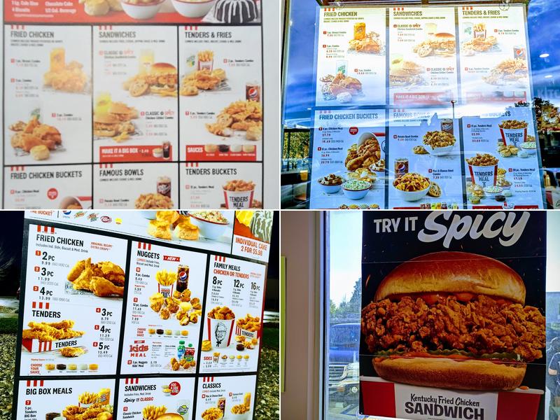 KFC Menu