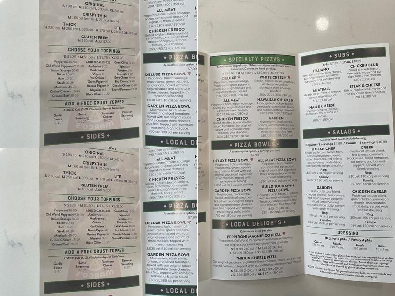 Marco's Pizza Menu