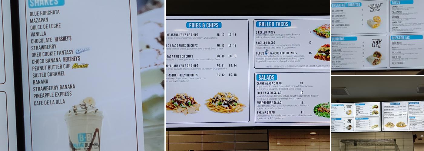 Blue Burro - Bixby Knolls Menu