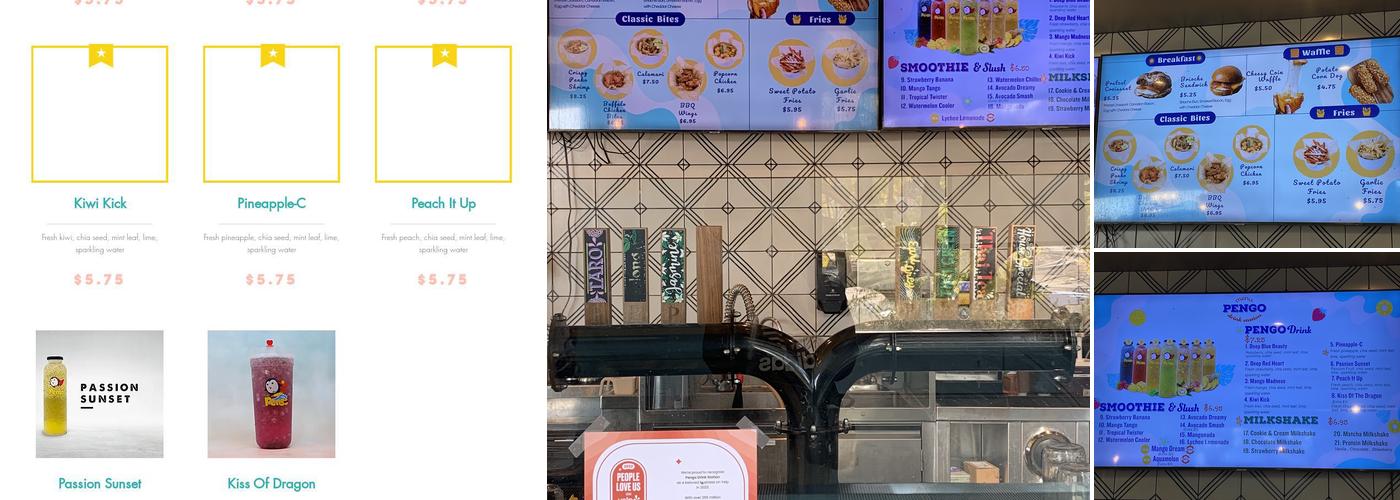 Pengo Drink Station Menu