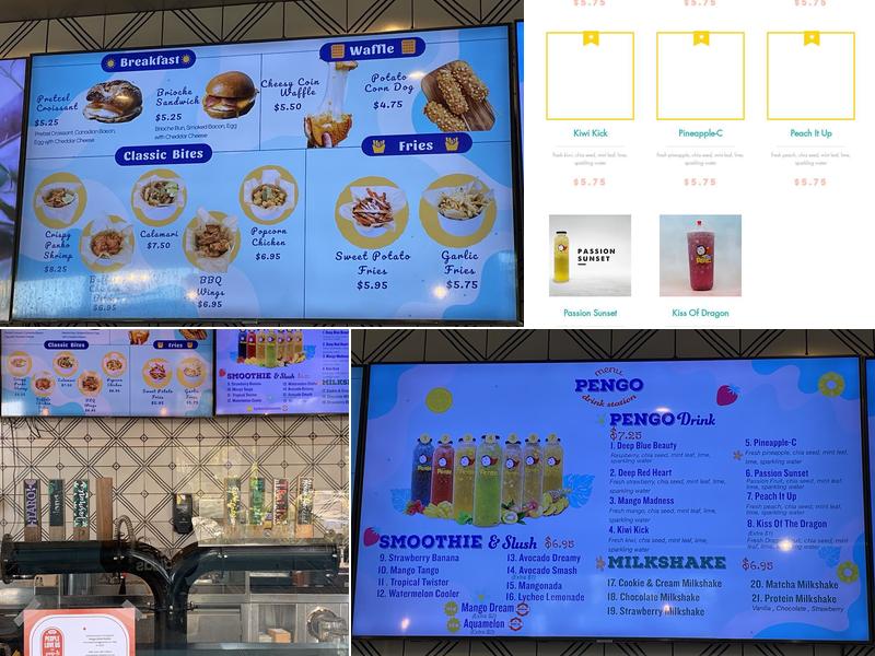 Pengo Drink Station Menu