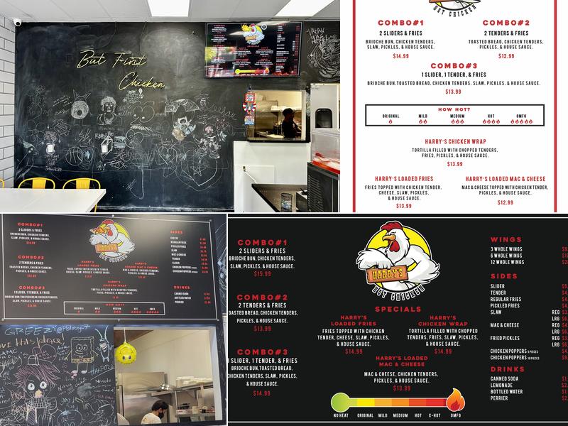 Harry's Hot Chicken Menu