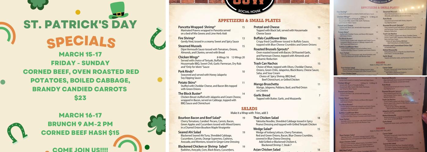 Old Southwest Social House Menu