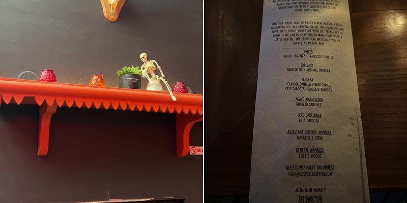 Las Perlas Menu