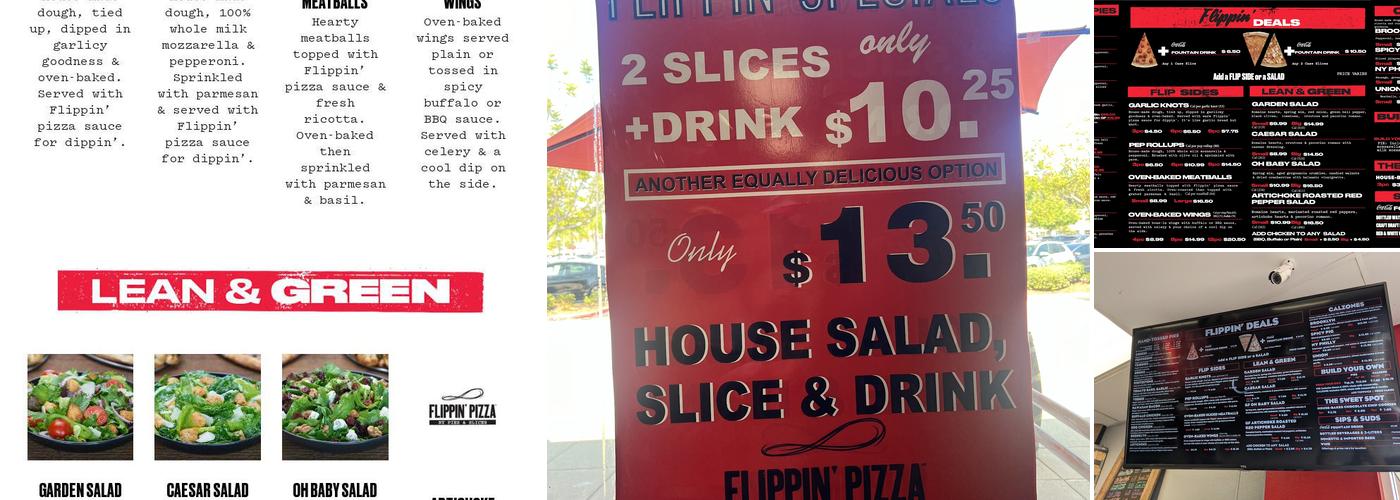 Flippin Pizza Delivery Carmel Valley Menu