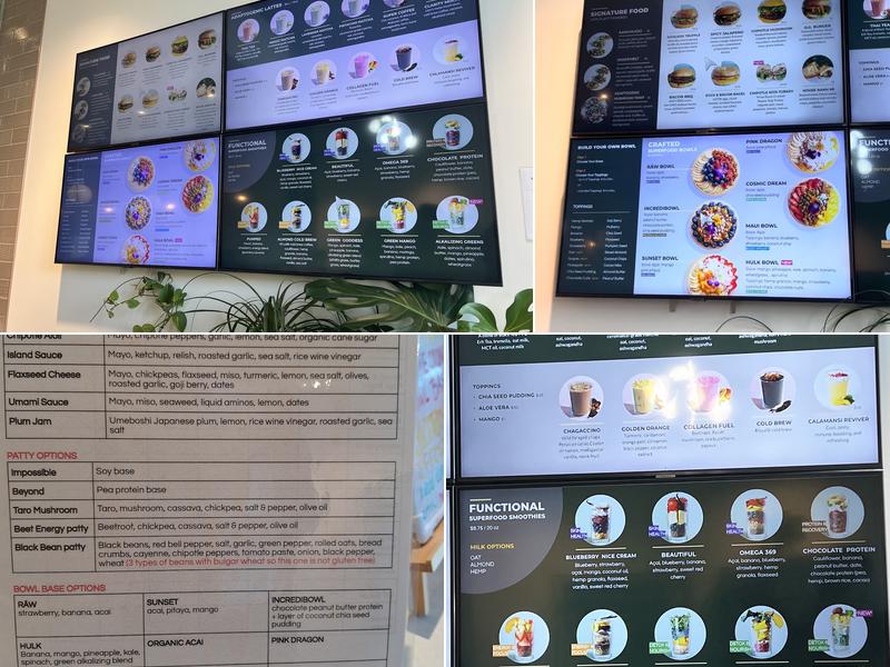 RĀW Superfood Café | Fremont Menu