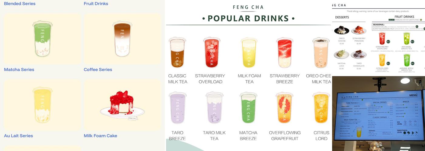 Feng Cha Teahouse 奉茶 San Diego Menu