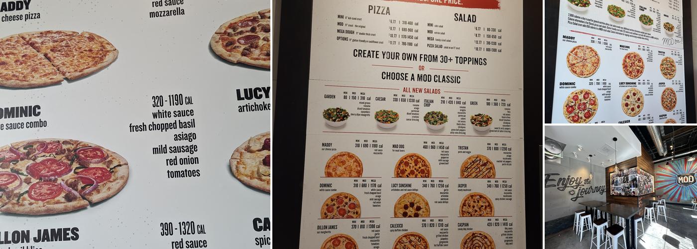 MOD Pizza Menu