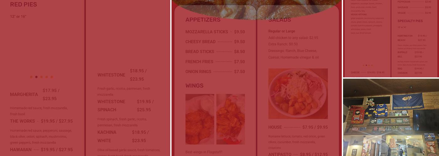 Lumberjack Pizza Menu