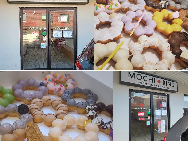 Mochi Ring Donut and Bubble Tea