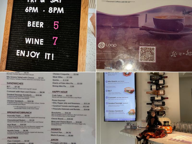 Loop Cafe Menu