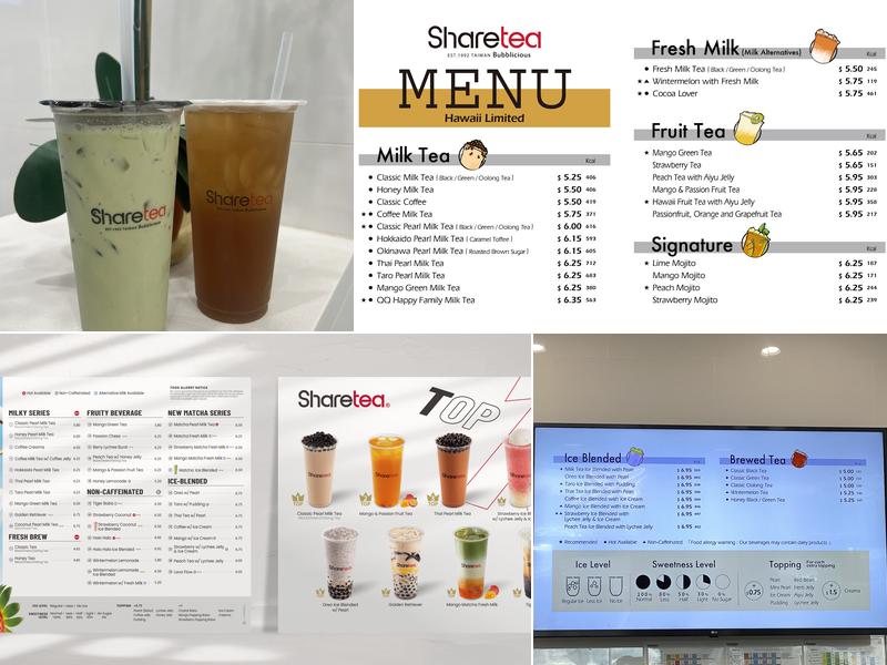 Sharetea Menu
