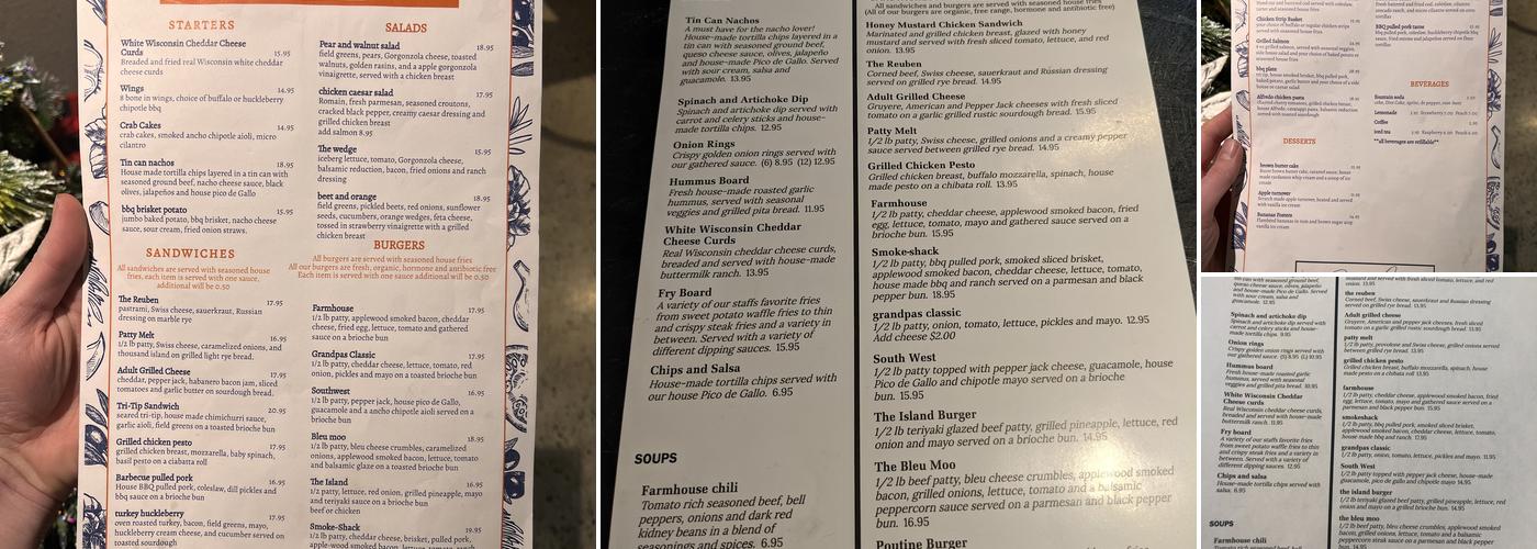Gathered Menu