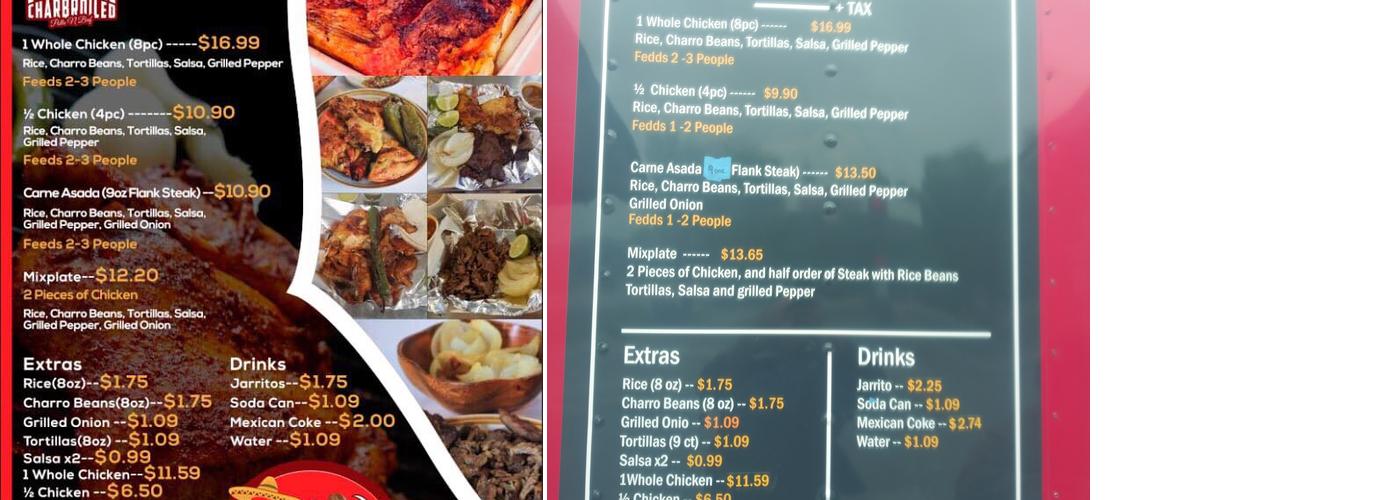 Patron Pollo N Beef #2 Menu