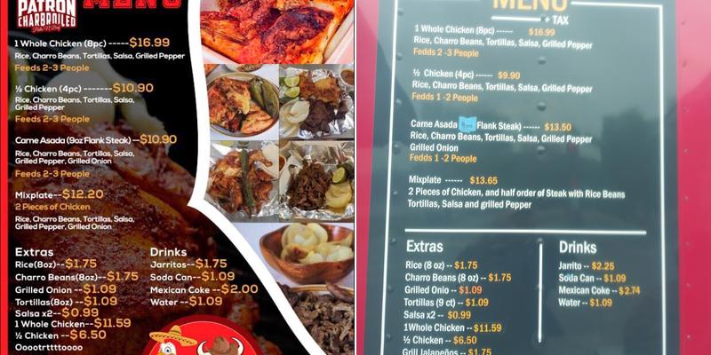 Patron Pollo N Beef #2 Menu