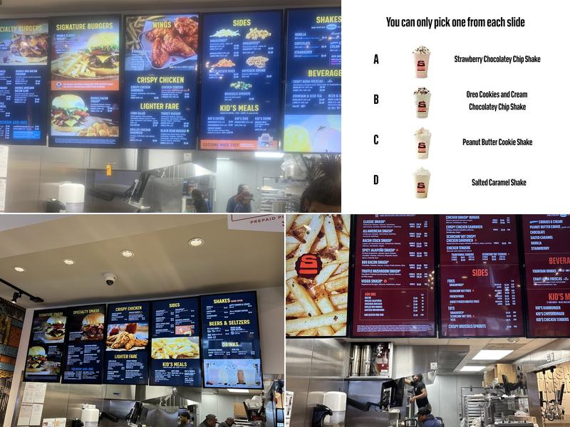 Smashburger Menu