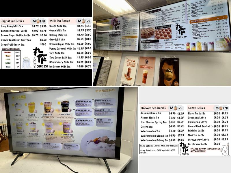 OneZo Menu