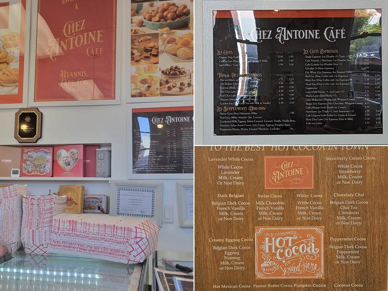 Chez Antoine Café Menu