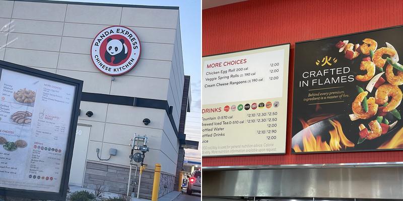 Panda Express Menu
