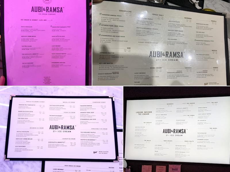 Aubi & Ramsa Menu