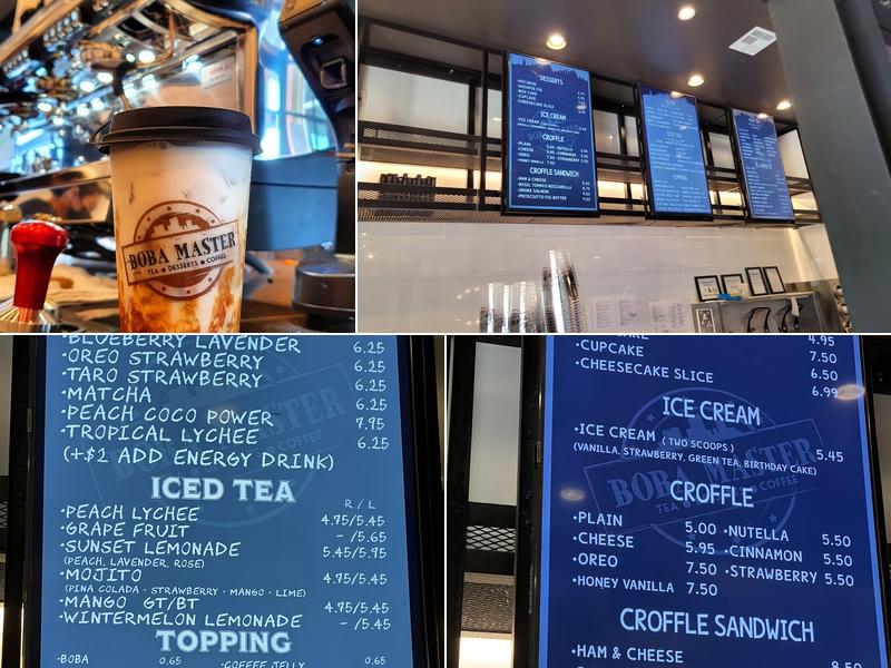 Boba Master Menu