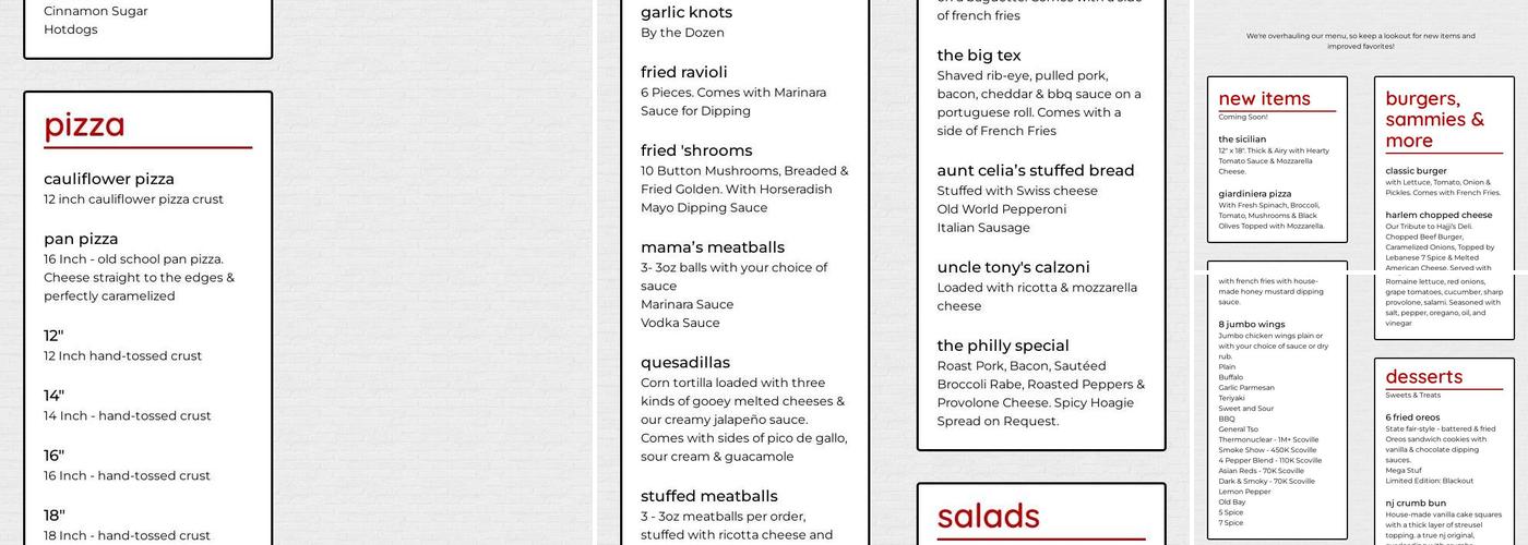 Krust Kitchen Menu