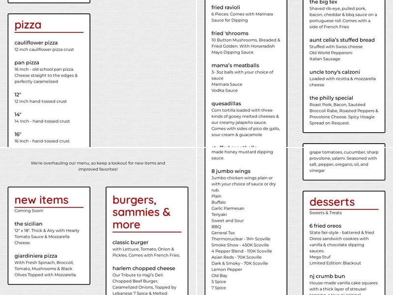 Krust Kitchen Menu