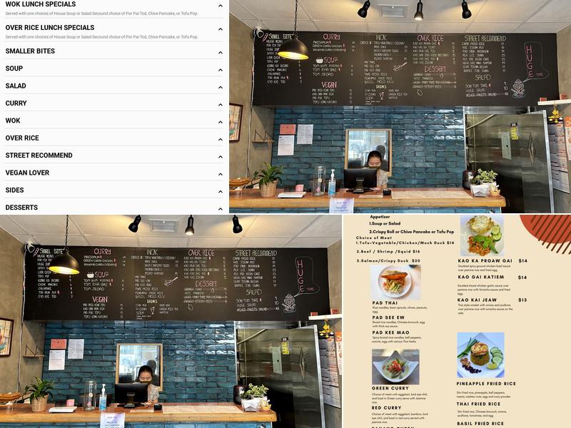 Huge Thai Menu