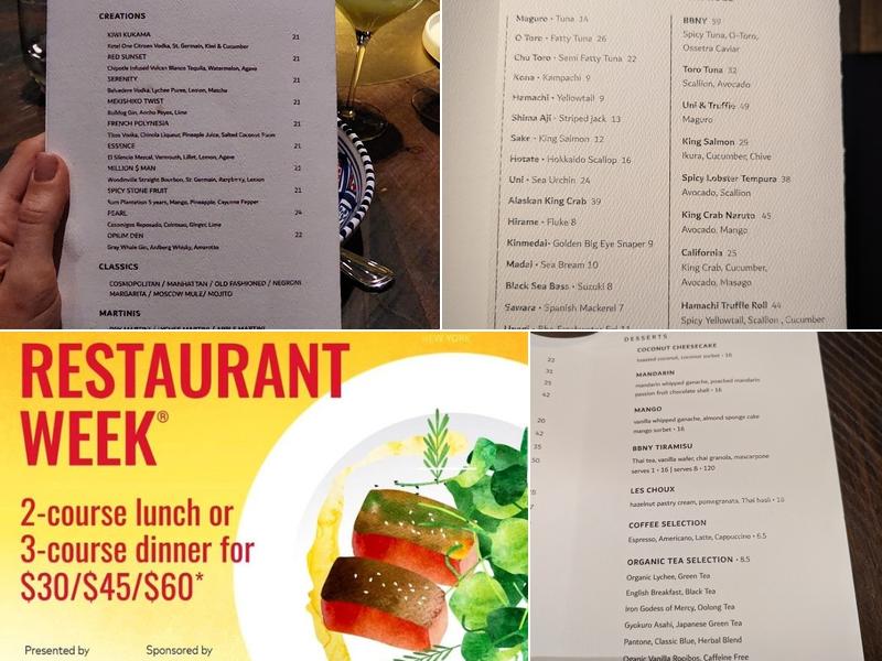 Buddha-Bar New York - Modern Asian Restaurant Menu