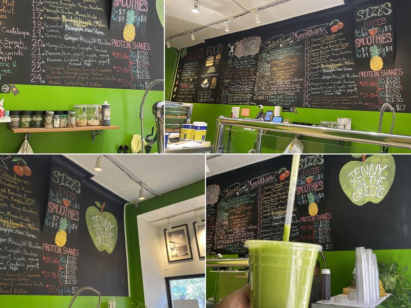 Jenny On The Greens Menu