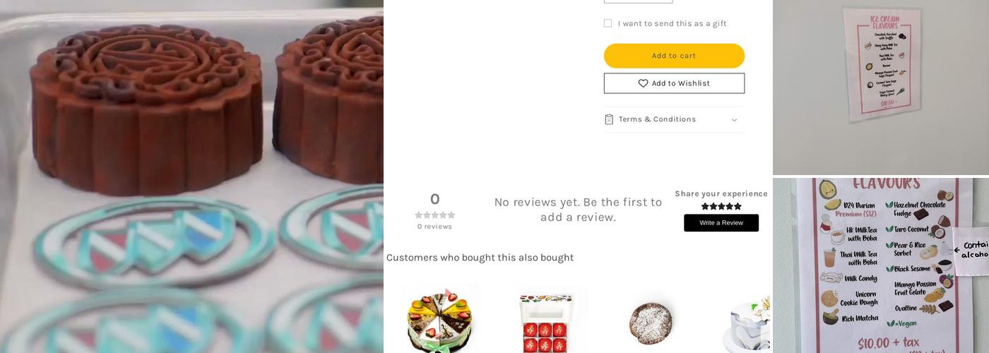 Daan Go Cake Lab Menu