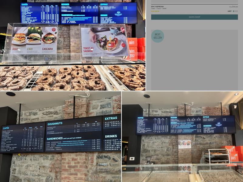49th Parallel Café & Lucky’s Doughnuts - McGill Menu